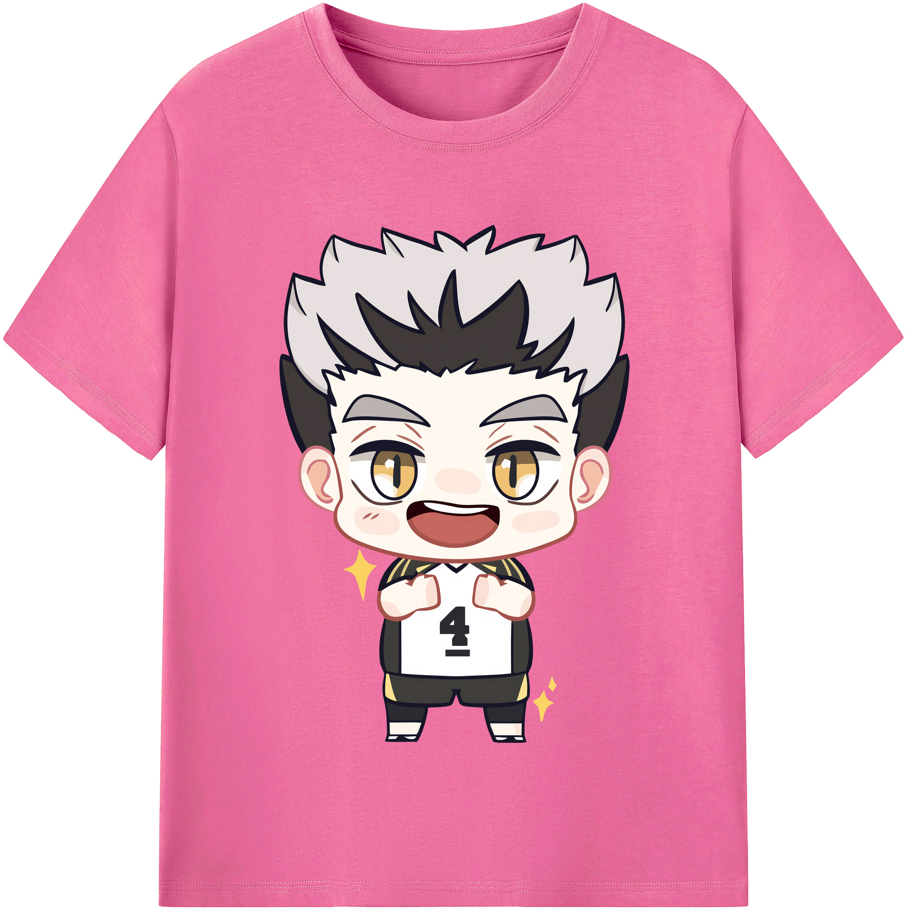 （画像用） ハイキュー!! Haikyu!! レディースカジュアルプリントTシャツ（綿100％）